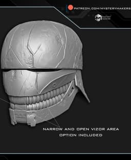 Stranger Qimir helmet 3d model