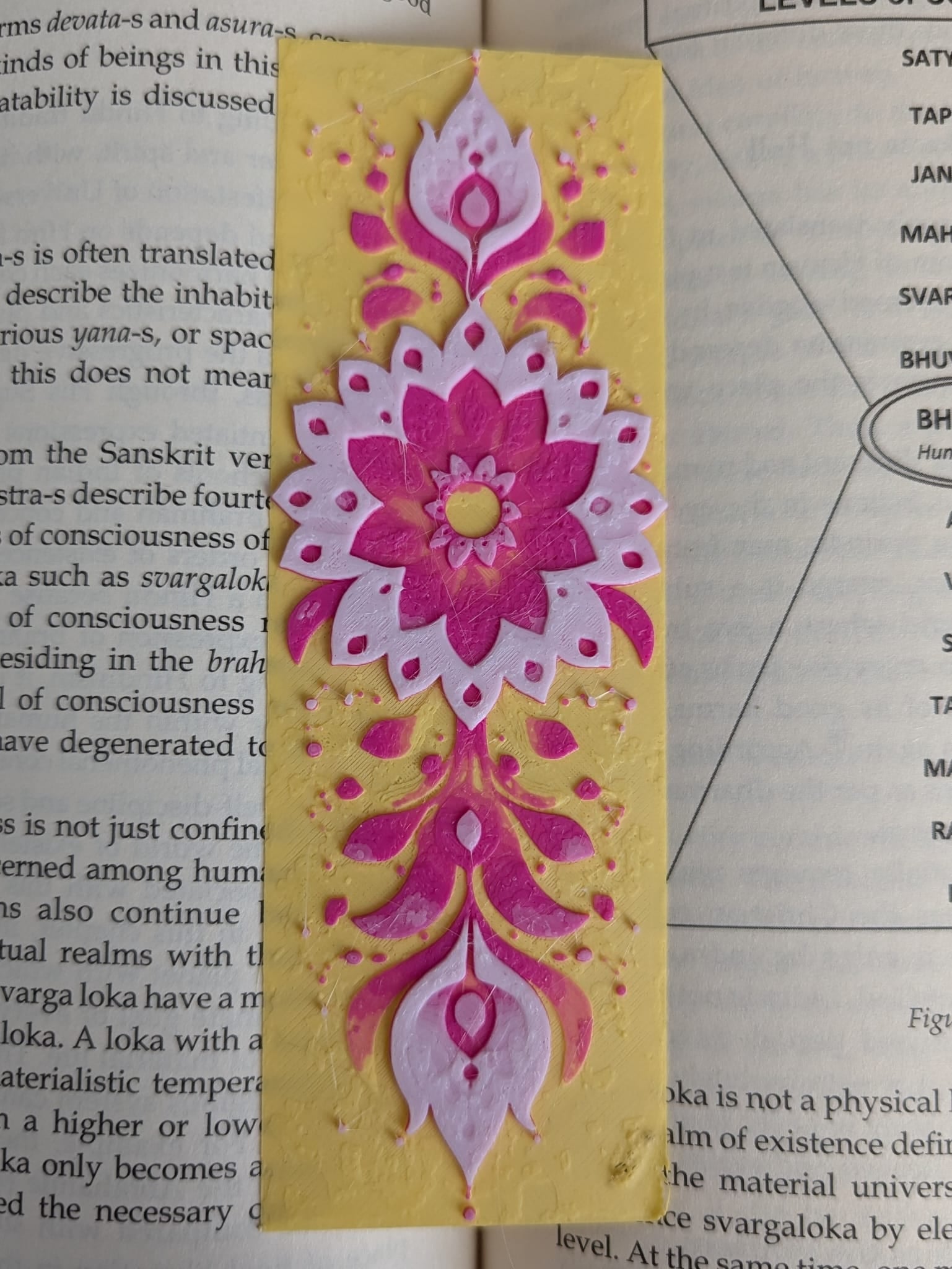 Rangoli Bookmark #2 3d model