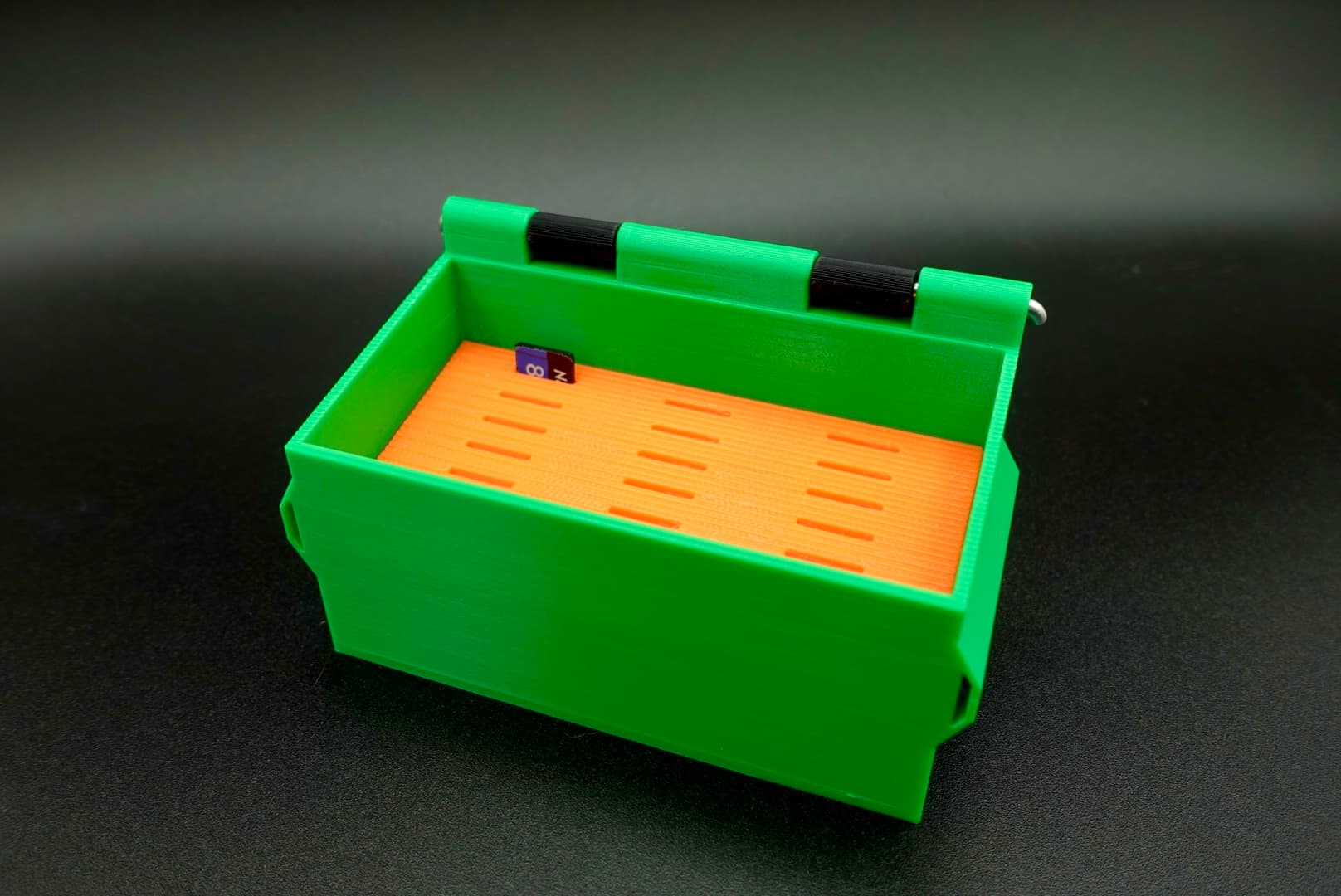 Micro SD Card Holder (Mini Dumpster) 3d model