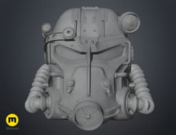 Fallout T60 Helmet – live action series 3d model