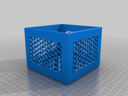 stackable box for 25mm yarn spools 3d model