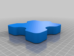Puzzle pieces tray 3d model