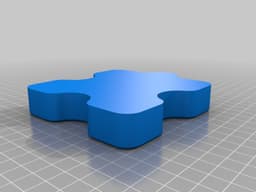 Puzzle pieces tray 3d model