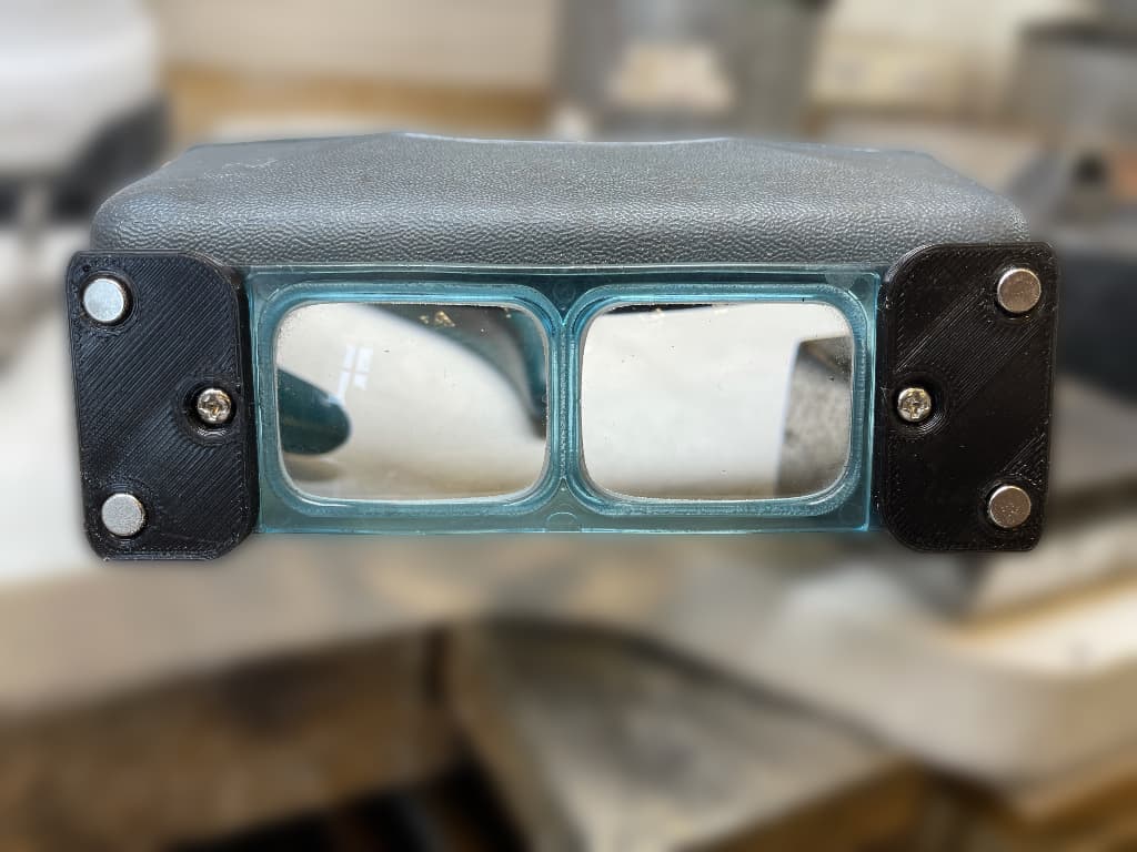 Donegan Optical Optivisor Shade Lens Mount 3d model