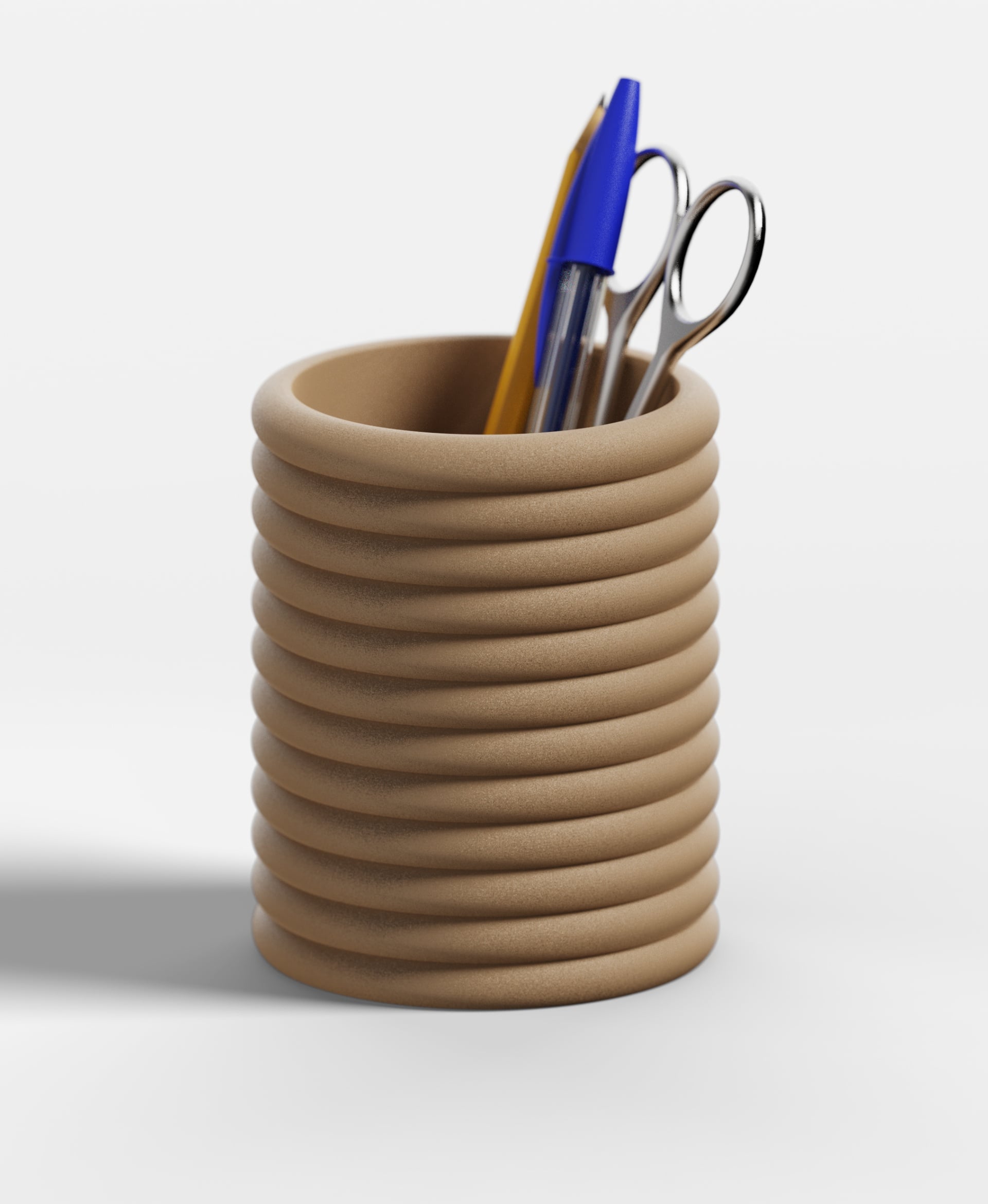Pen holder - EXTRUSION Collection 3d model