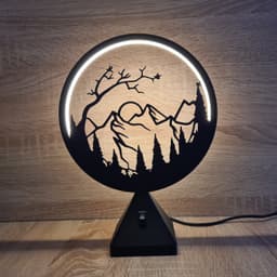 LED Ring Lamp 3d model