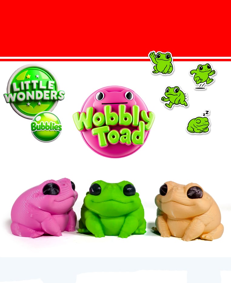 Wobbly Toad 3d model