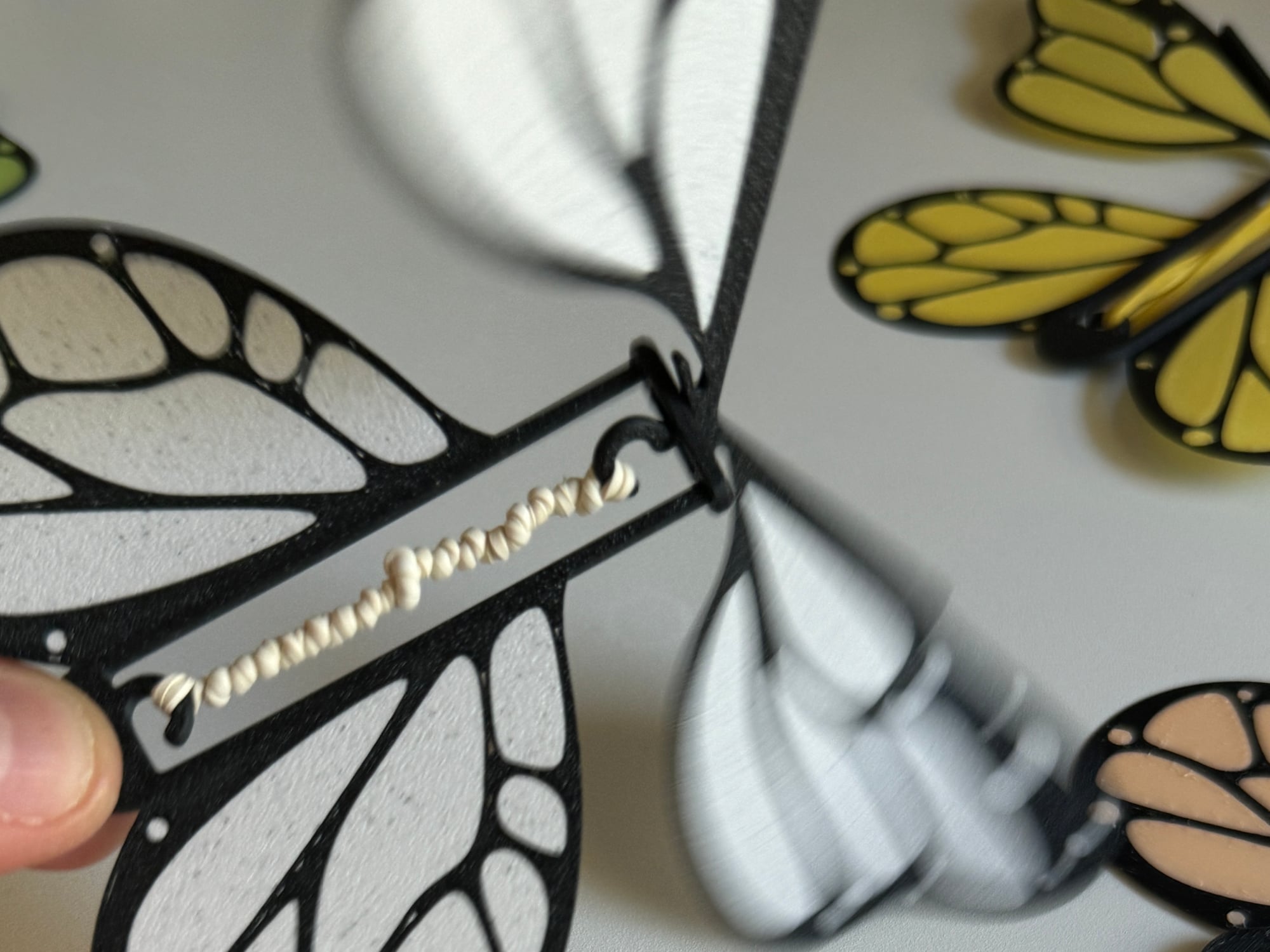 Monarch, flying butterfly. 3d model