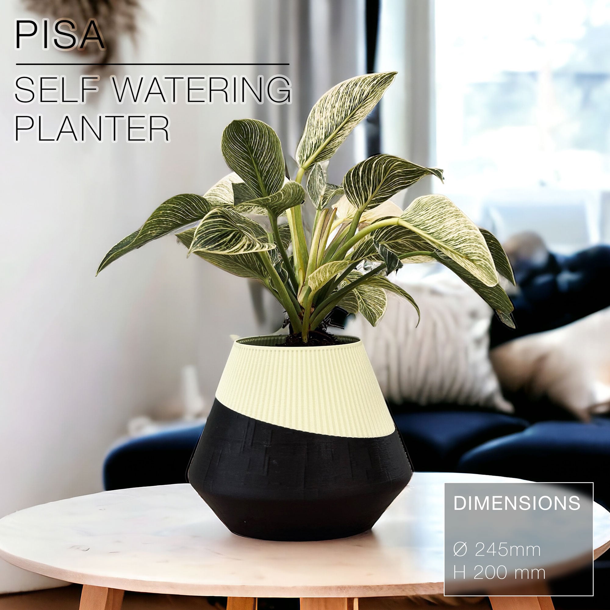 PISA | Self-Watering Planter 3d model