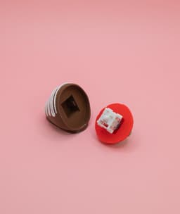 Valentines Chocolate Covered Strawberry Fidget Clicker 3d model
