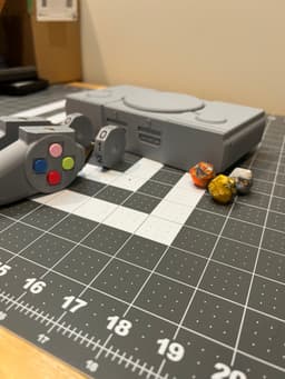PS1 Base Deck Box and Controller Life Counter 3d model