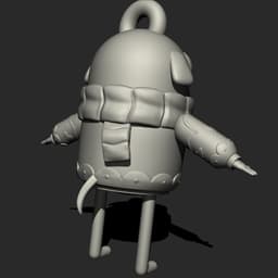 HANGING CHRISTMAS JAKE 3d model
