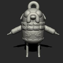 HANGING CHRISTMAS JAKE 3d model