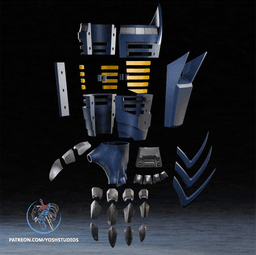 Detective Knightfall Costume 3D Printer STL File 3d model