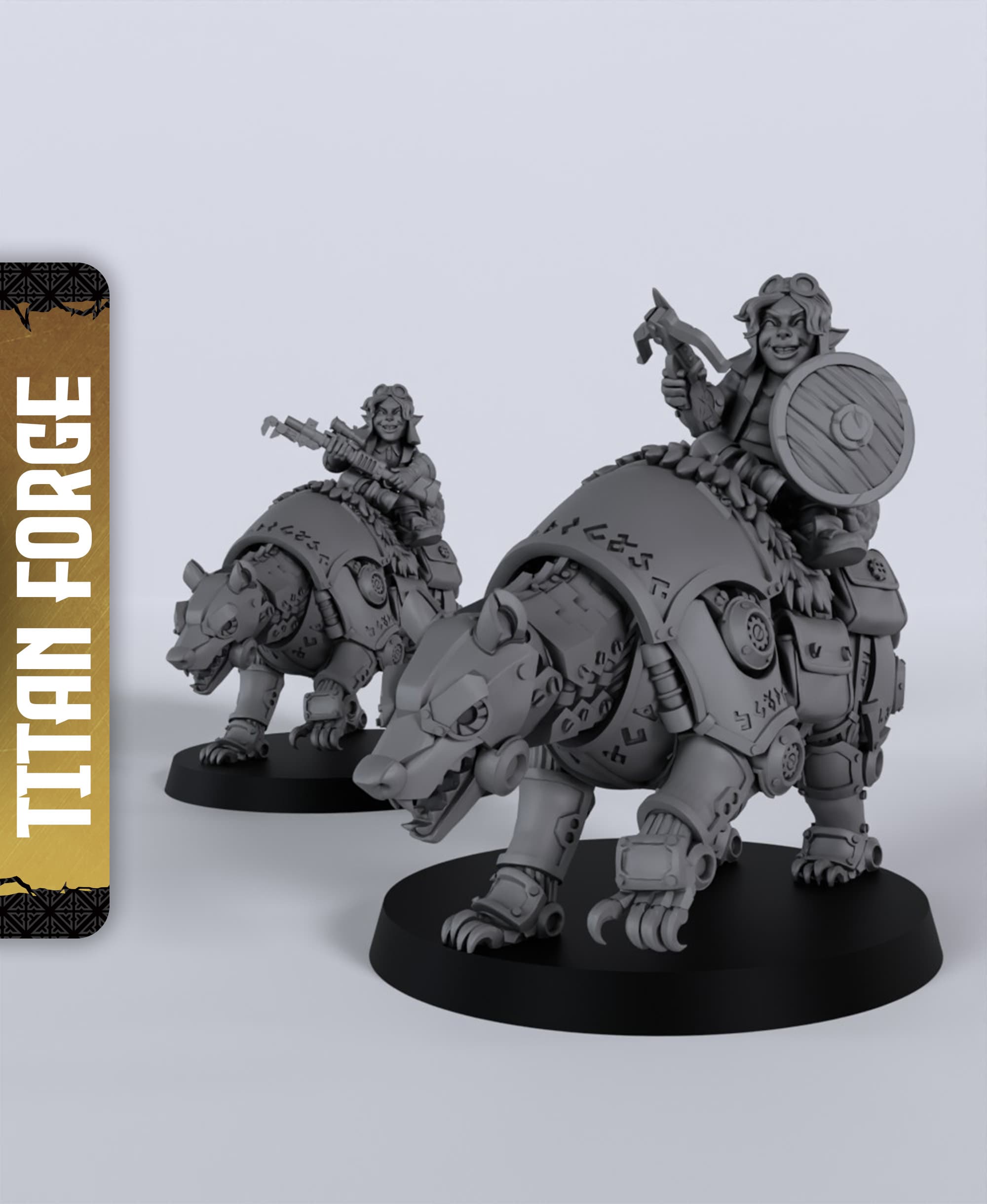 Hafling Male Artificier - With Free Dragon - 5e DnD Inspired for RPG and Wargamers 3d model
