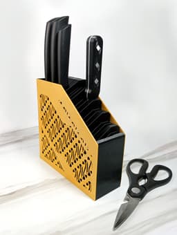 Batik Kitchen Knives Holder 3d model