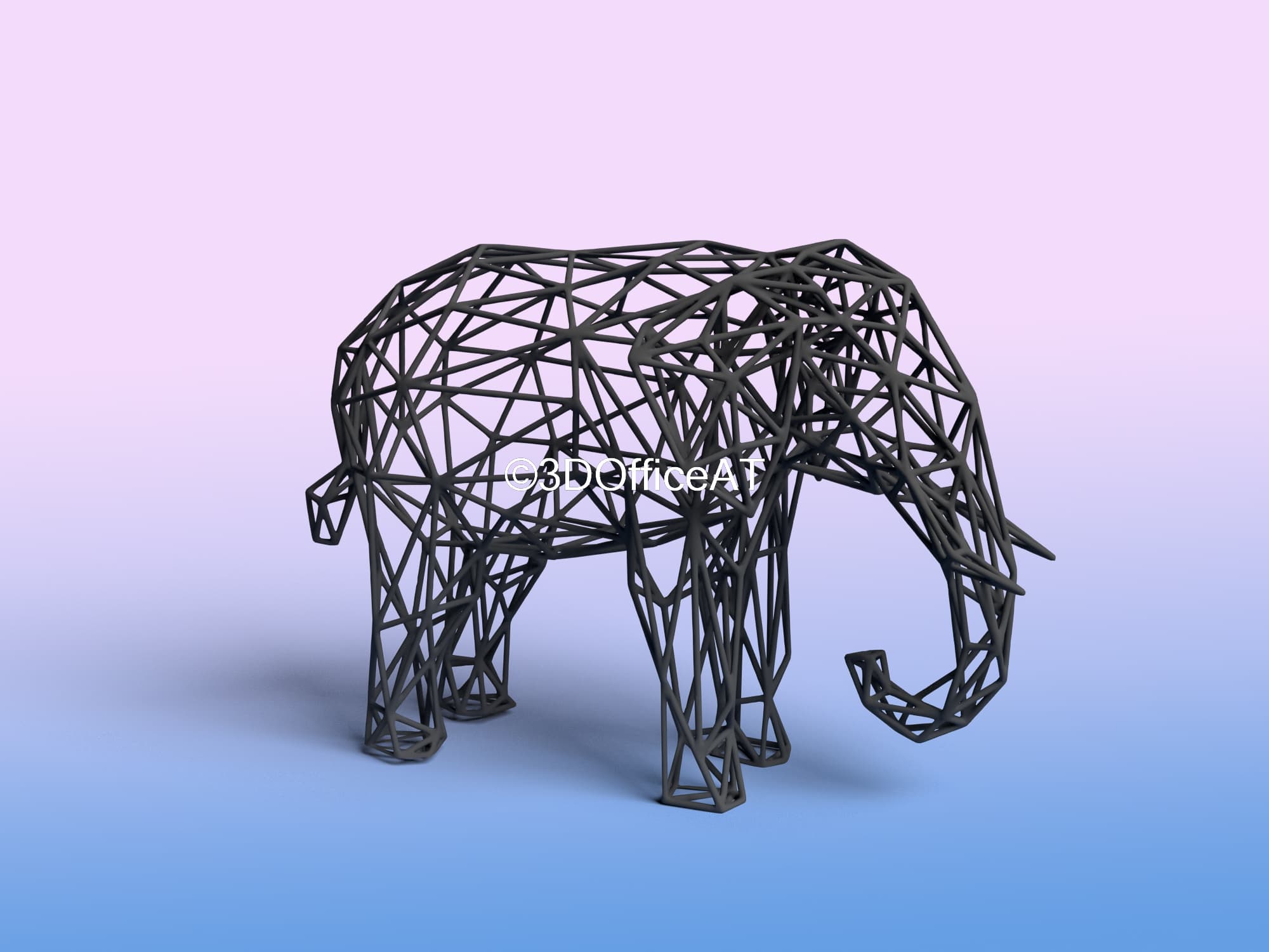 Elephant 🐘🎨 3d model