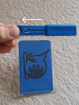 Name Badge Clip 3d model