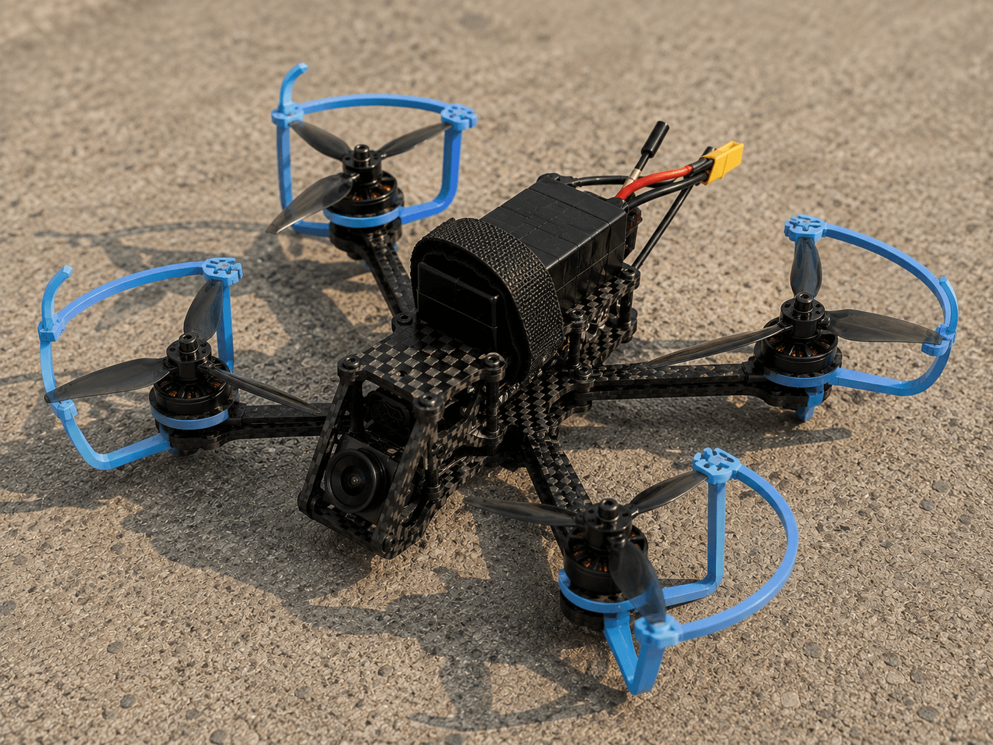 FPV Drone Propeller Guard | Lightweight Motor Mount Protector | 3D Printable STL 3d model