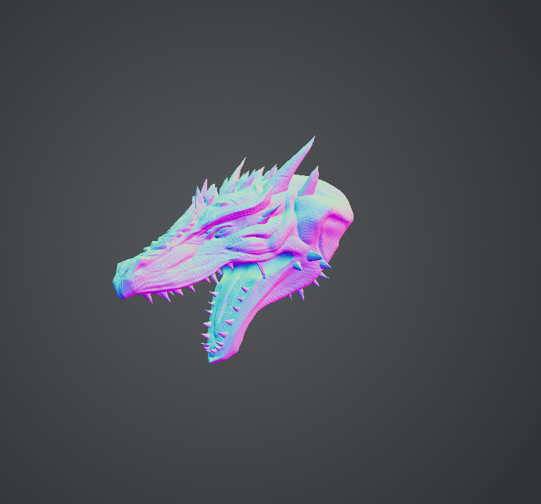 DRAGON BOSS TROPHY 3d model