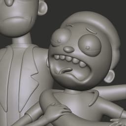 Rick and Morty 3d model