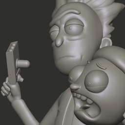 Rick and Morty 3d model