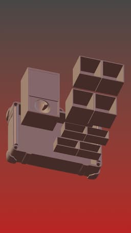 Suitcase for boardgaming or RPG 3d model