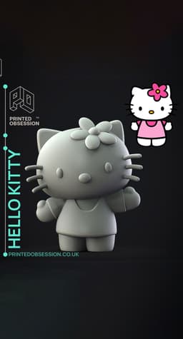 Hello Kitty - Fan Art 3d model