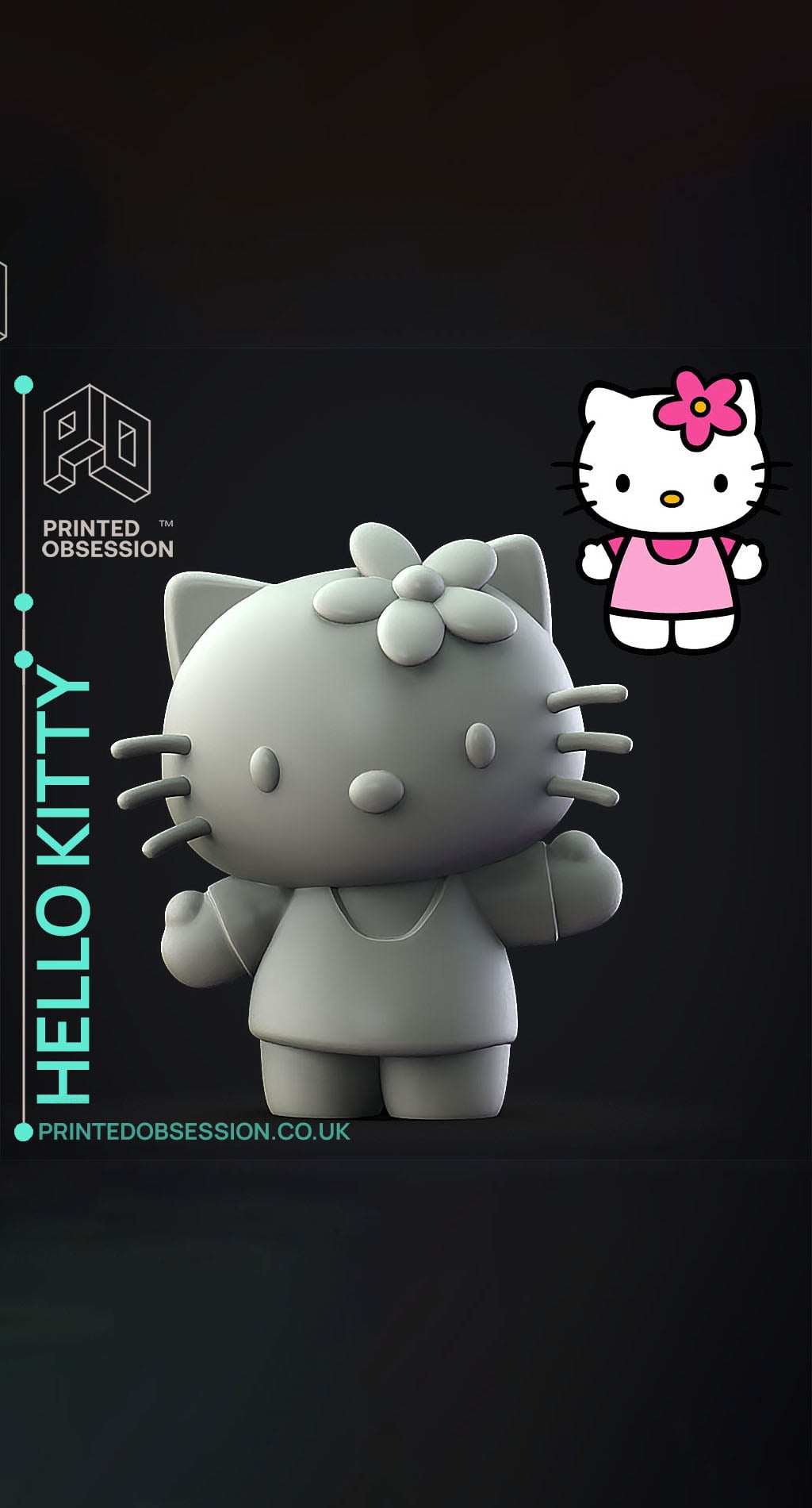 Hello Kitty - Fan Art 3d model