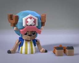 Low Poly Flexi Chopper 3d model
