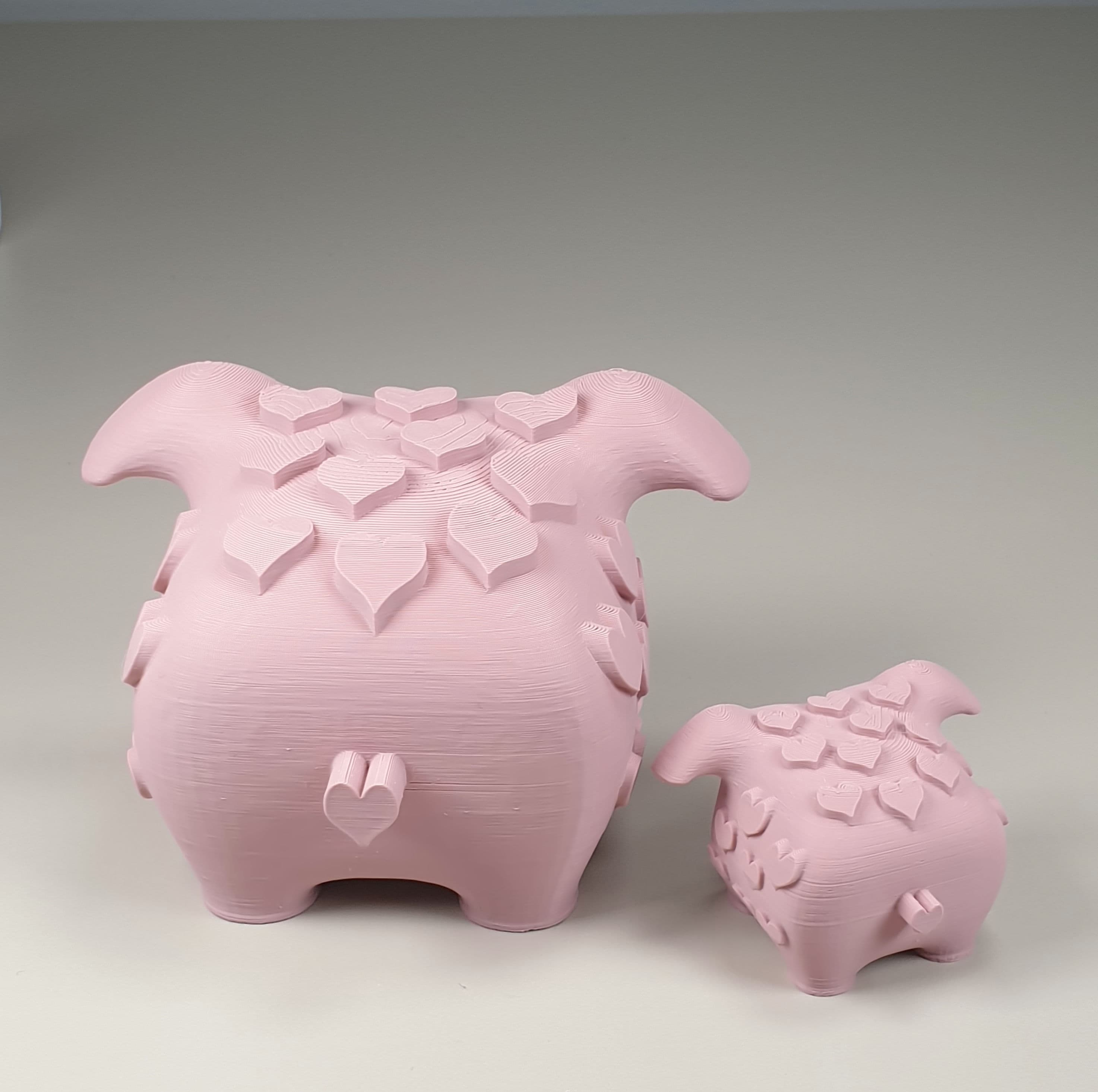 Valentine Pigs 3d model