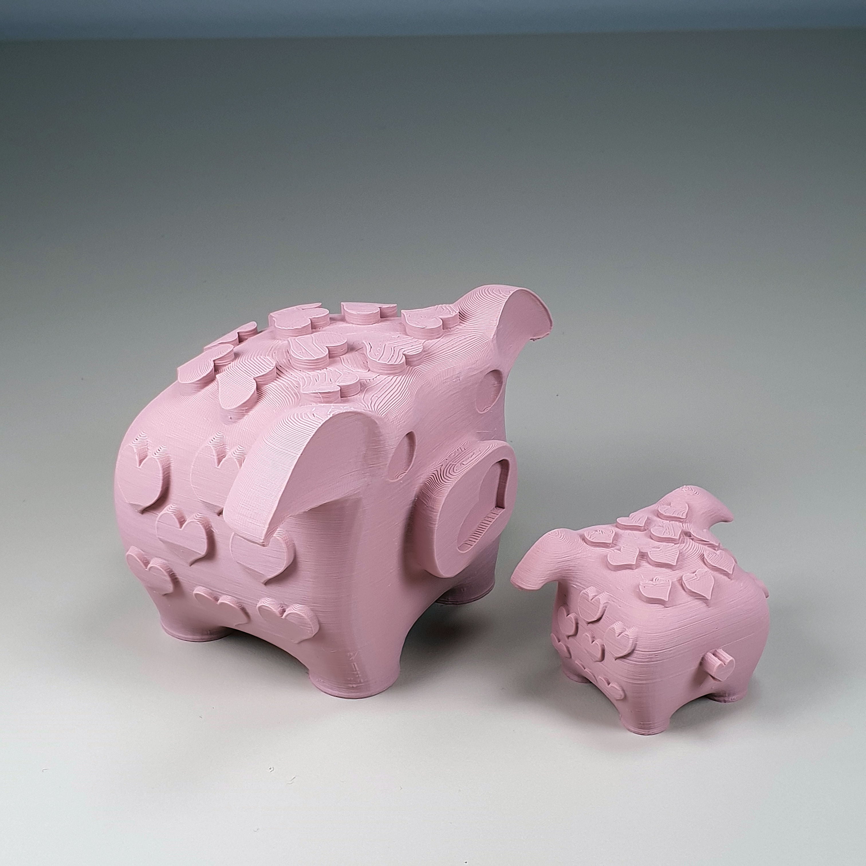 Valentine Pigs 3d model