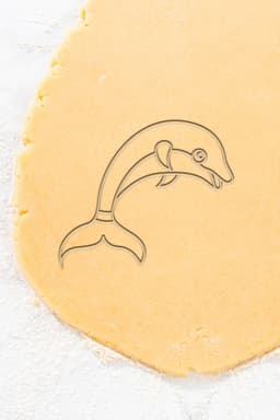 Whale Cookie Cutter, Biscuit Cutter 3d model