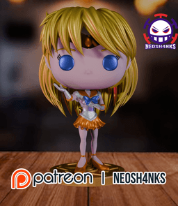 Sailor Venus Funko Style 3d model