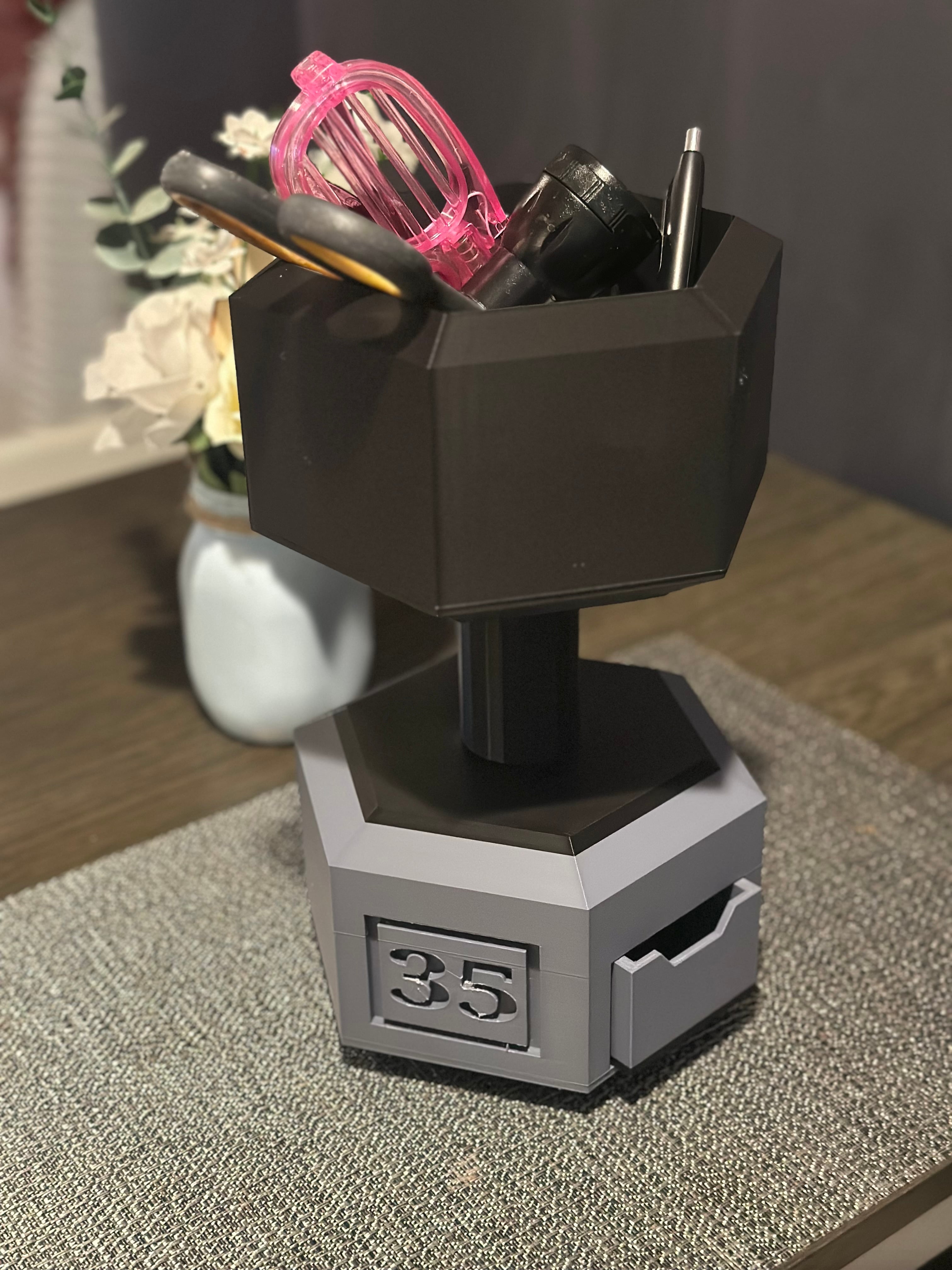 Dumbell Storage 3d model