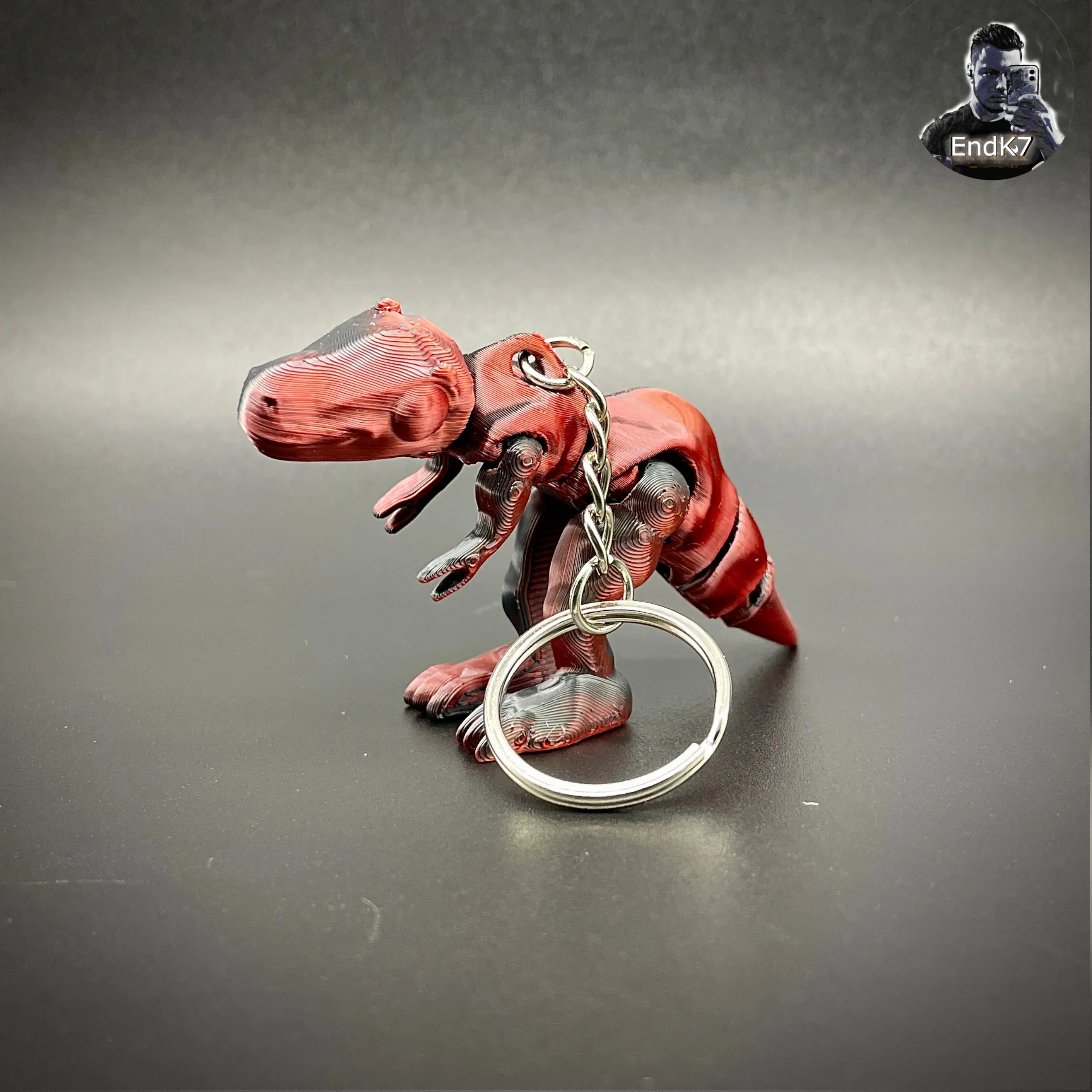 Tiny T-Rex Keychain 3d model