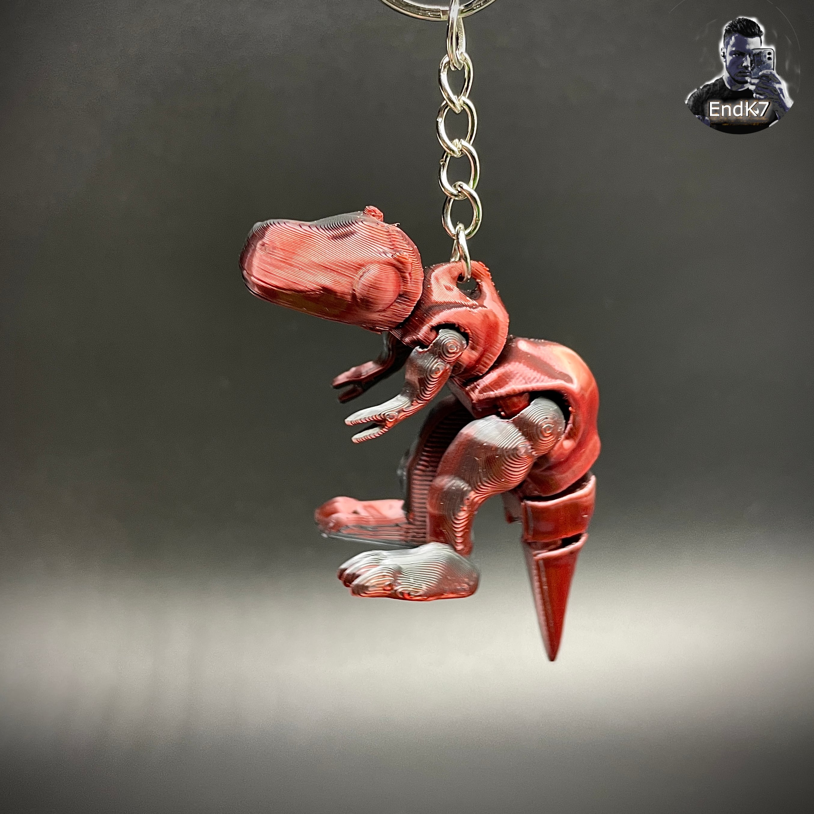 Tiny T-Rex Keychain 3d model