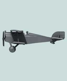 1:144 Aviatik D.I 3d model