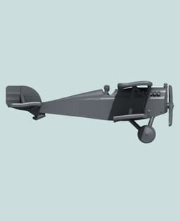 1:144 Aviatik D.I 3d model