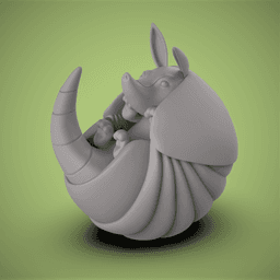 Cute Armadillo 3d model