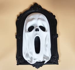 Ghost in Frame Halloween Wall Plaque 3d model