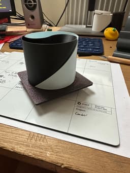 Coaster with ball feet 3d model