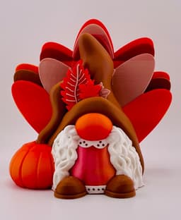 Female Turkey Gnome 2024 3d model