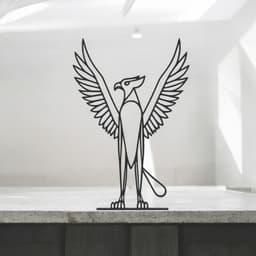 Griffin Line Art - Desktop Line Art 3d model