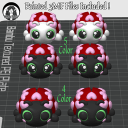 Ladybug Puff - Exclusive Model 3d model