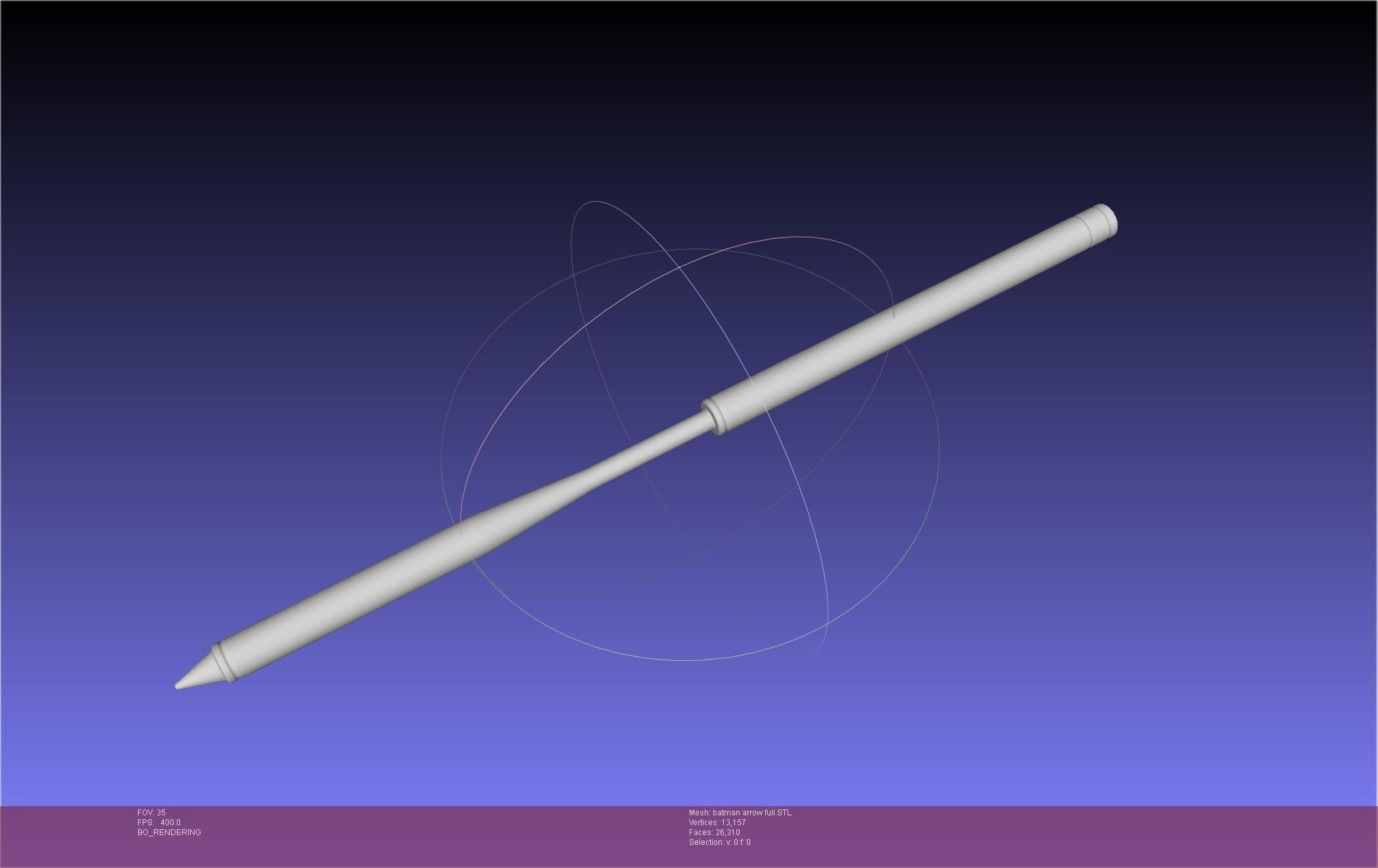 Batman Arrow Basic Model 3d model