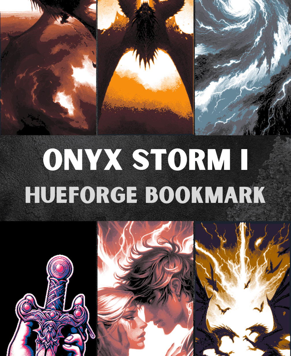 Onyx Storm Bookmarks (1st Drop) 3d model