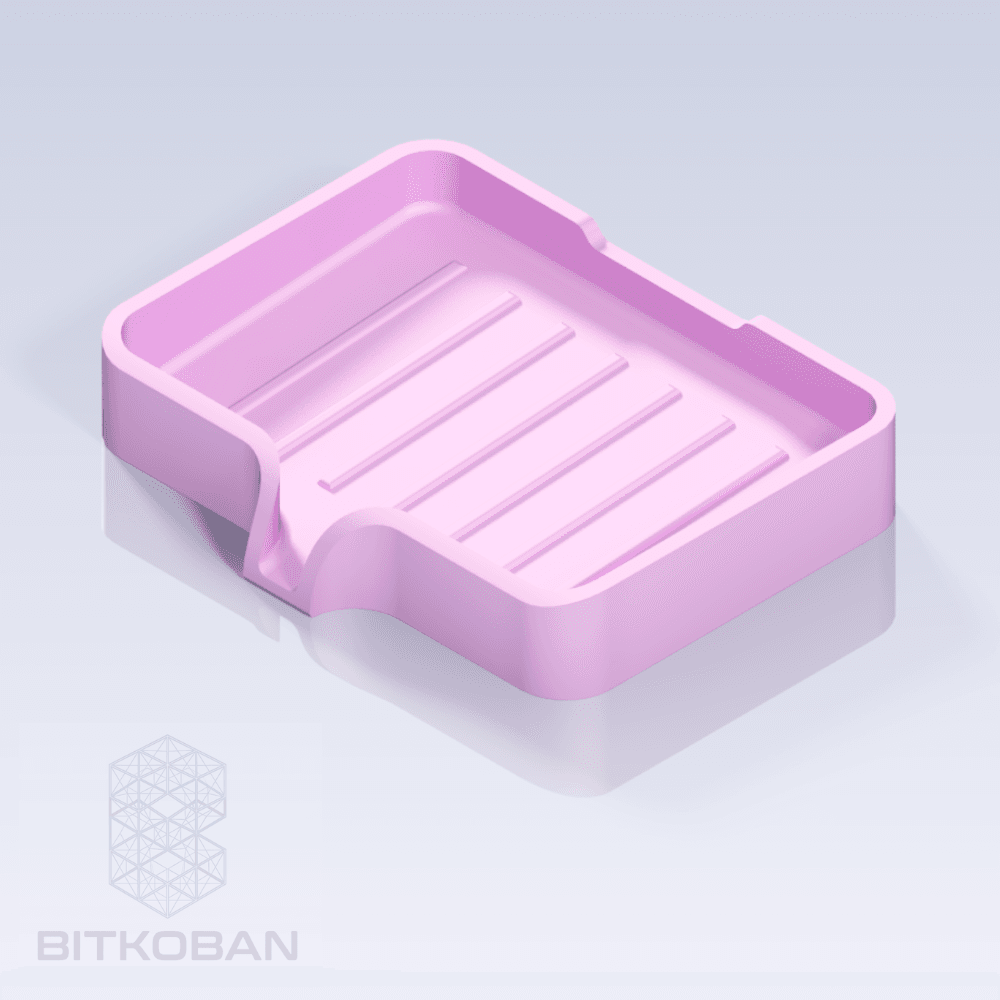 Soap & Sponge Holder with Drainage 3d model