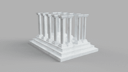 Greek temple - Parthenon 3d model