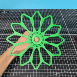 Lotus Fidget Spinner 3d model